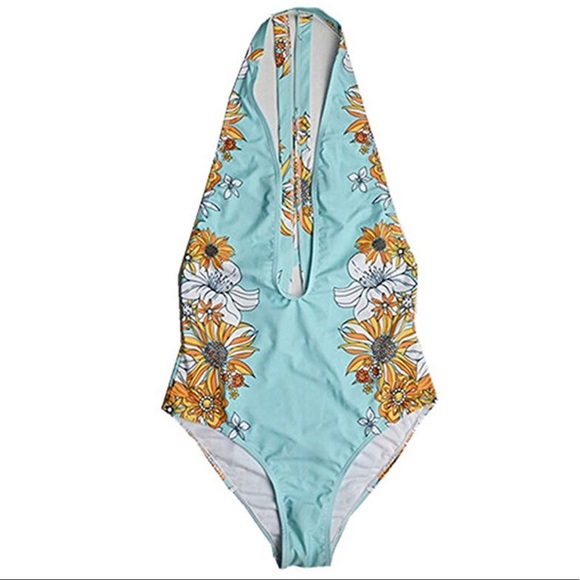 One piece floral swimsuit - Picture 4 of 4